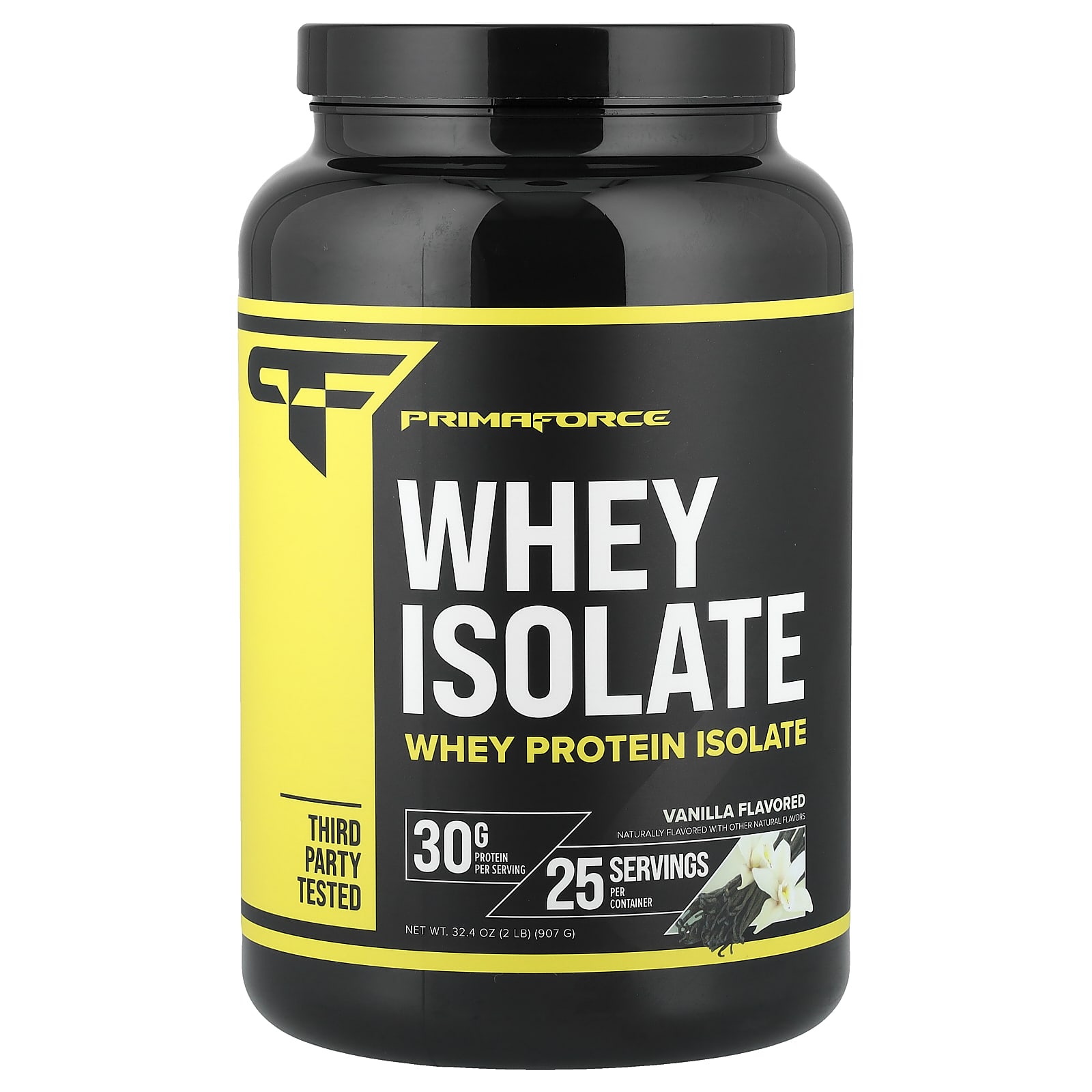 

Primaforce, Whey Protein Isolate, Vanilla, 907g (2lb)