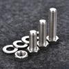 640pcs Stainless Steel Hex Bolt, Nut, and Washer Set, M3-M4-M5-M6 Full Thread, Grade 8.8/10.9, SUS, A2/A4 Marine Grade.