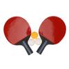 Table Tennis Paddle Set Portable Professional Table Tennis Bats with 3 Balls Storage Bag for Indoor