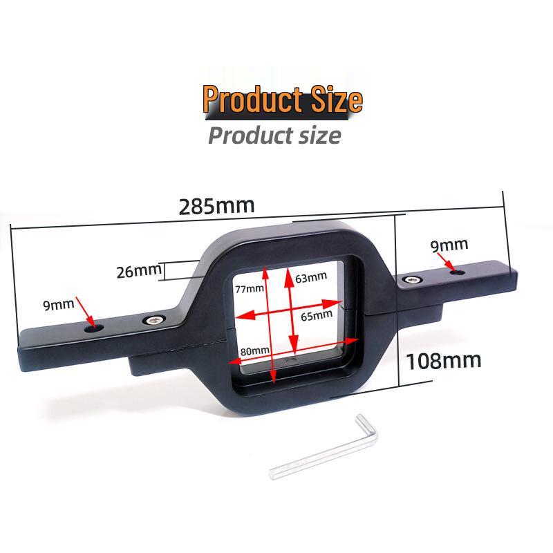 

Кронштейн для крепления фаркопа прицепа для бездорожья Ram Raptor Wrangler чёрный