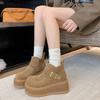 NEW Designer Platform Ankle Boots Woman Suede Shoes Warm Snow Boot Woman 2026 Winter Trend Fashion Walking boot