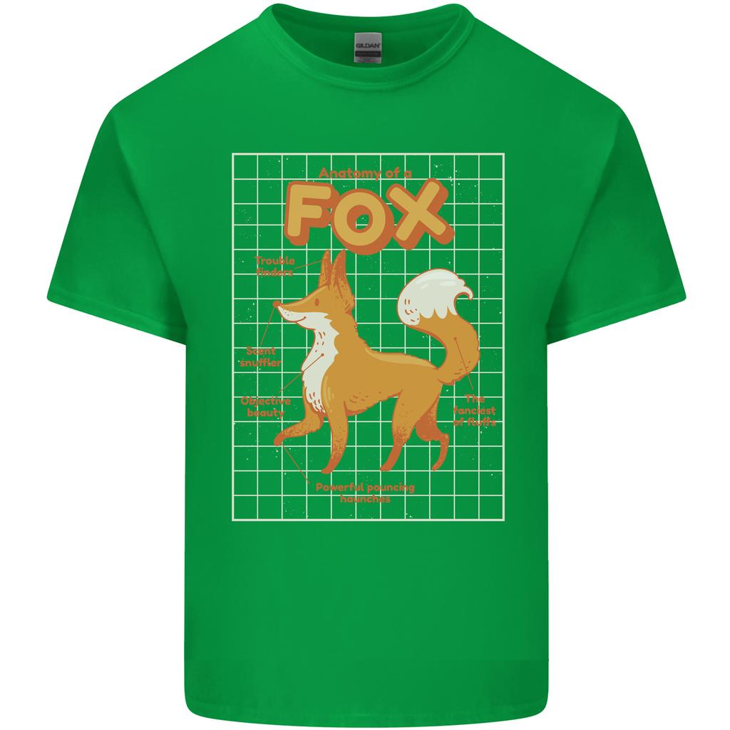Anatomy of a Fox Funny Foxes Unisexs Light Cotton TShirt