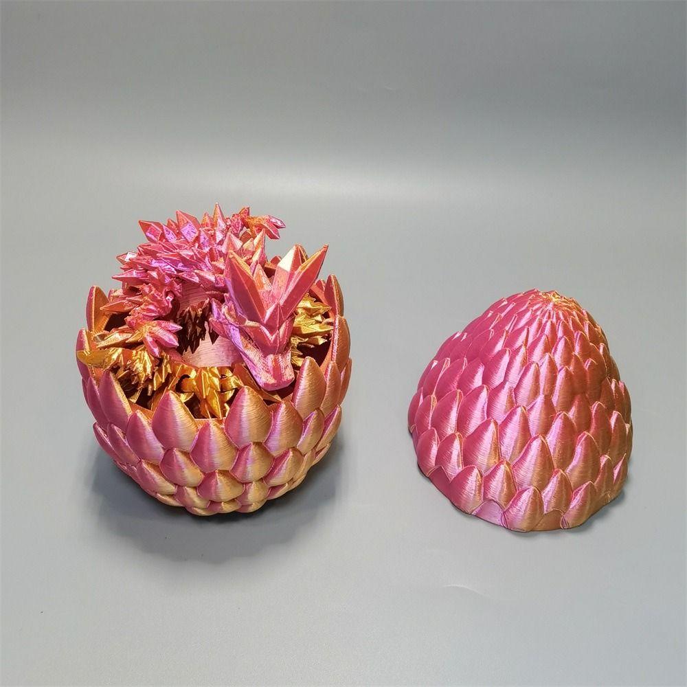 Dragon Egg 3D Articulated Dragon Toys Creative Animal Simulation Model  Kid Gift