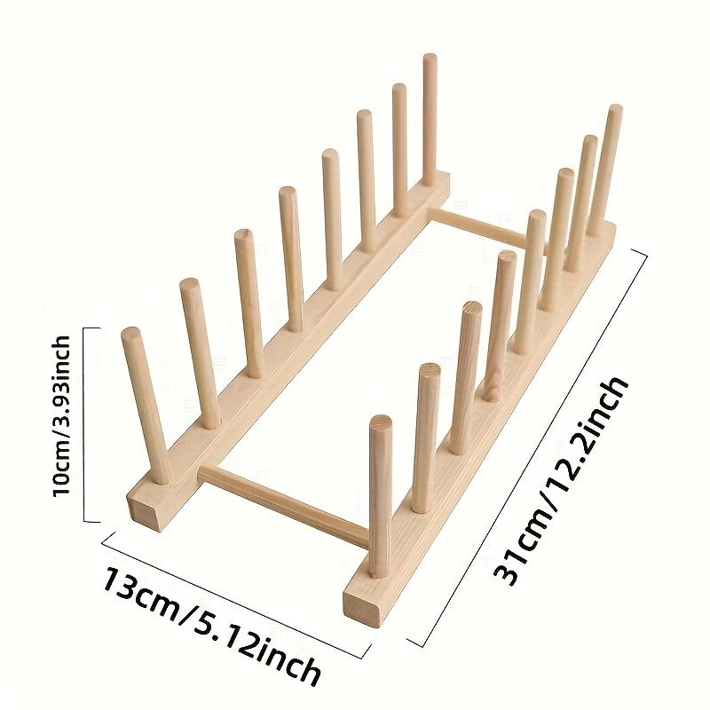1pc Bamboo Wooden Book Stand & Bookshelf, Portable Assembly, Suitable for Storing Books By The Bed or On The Desk Multi Functional Wooden Storage Rack