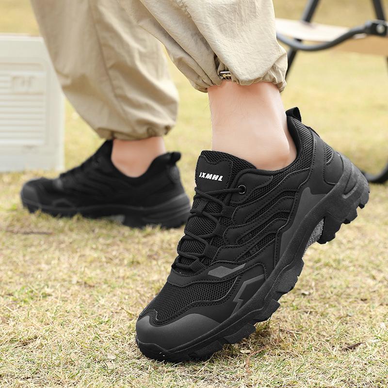 Atmungsaktive Wanderschuhe Herren Sommer Outdoor Trekkingschuhe Herren Rutschfest Klettern Bergschuhe Trail