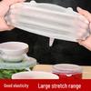 Silicone Universal Food-Grade Microwave Cover: Transparent, High-Temp Resistant