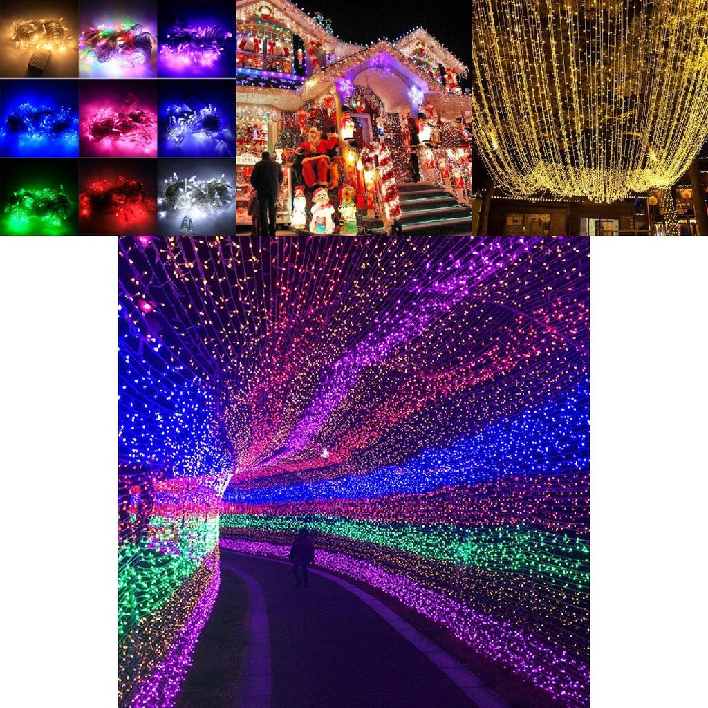 Outdoor Led String Lights With 200 Leds 20m Waterproof For Holiday And Wedding Decor
