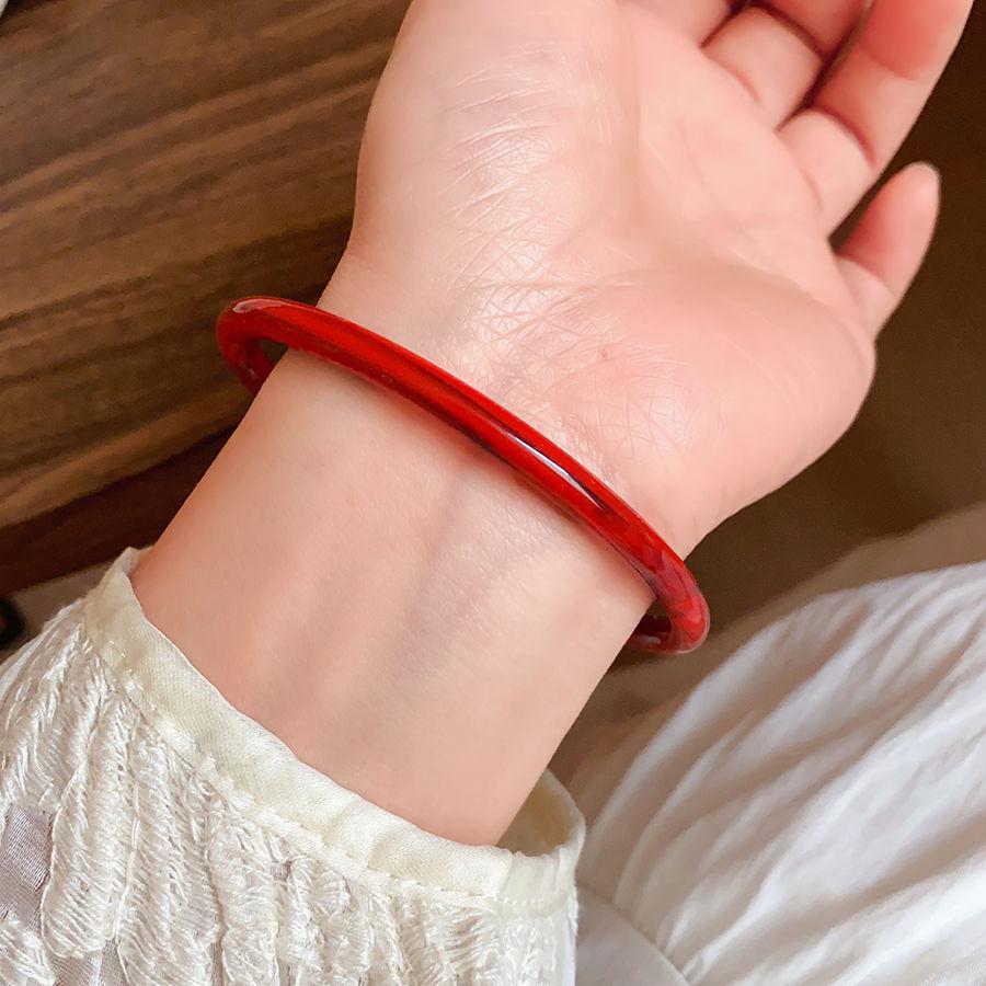 Luxuriöses europäisches & amerikanisches geometrisches offenes Acryl-Armreif-Armband