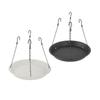Hanging Bird Feeder Tray Large Capacity Platform Easy Clean Waterproof Bird Feeding Station for Backyard Garden Outside