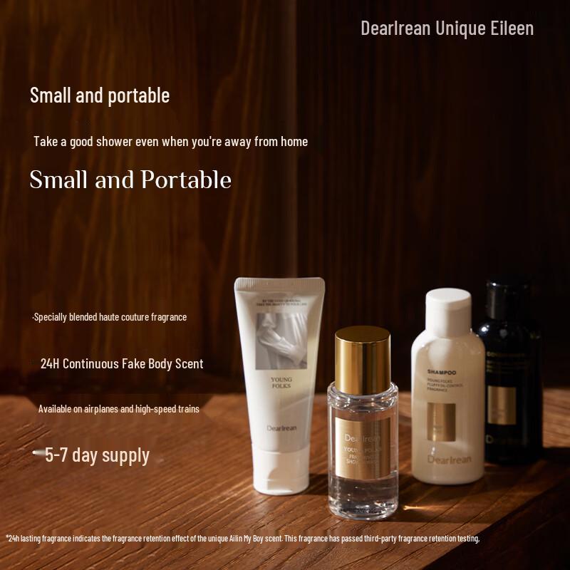 Dear Ilean 'My Youth' Scented Travel Bath & Hair Care Set