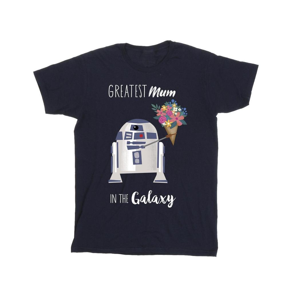 Star Wars Mens R2D2 Greatest Mum T-Shirt
