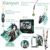 Hot Game The Knave Arlecchino Gaming Wanderer Xiao Furina Neuvillette Wriothesley Navia Decoration Emblem Gift Box Gift Keychain