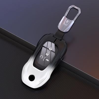 Metal Car Remote Key Cover Case Holder Shell Chain Fob For Honda New Accord 11Th Gen Civic Odyssey Crv Zrv Xrv Hrv E:Ns1 Fit