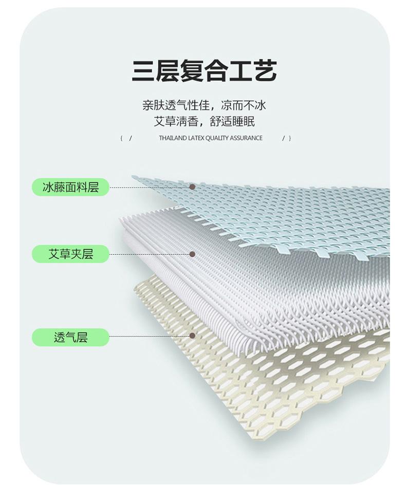 Clever Plan: Ai Cao Cool Feeling Ice Vine Mat Soft Mat Ice Silk Cool Mat 3-Piece Set