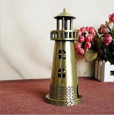 Faro Faro Decorazione Metallica Cina Famoso Edificio Landmark Arredamento per la Casa Oggetti di Scena per Fotografia
