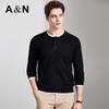 Antonio Men's Mulberry Silk Cashmere Polo Sweater
