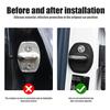Car Styling 3D Car Door Lock Cover Protective Decoration Sticker For Morris Garages MG Motors 3SW GS MG5 MG3 MG4 MG6 MG7 HECTOR