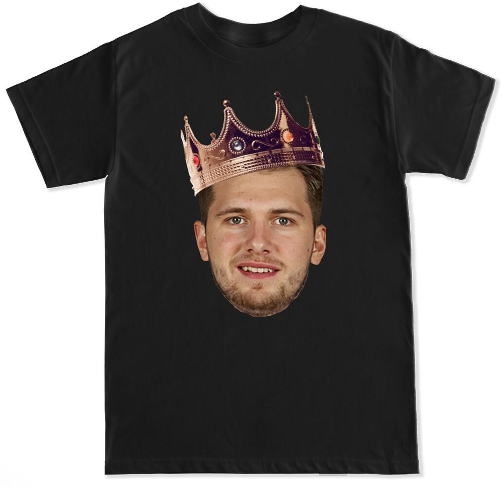 КОРОЛЬ ЛУКА MAVS ДОНЧИЧ ДАЛЛАС БАСКЕТБОЛ MAVERICKS СМЕШНАЯ ROTY MVP МУЖСКАЯ ФУТБОЛКА Унисекс Футболка S