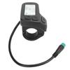 Bicicletă electrică LCD Display Conector impermeabil Afișaj date Contor 24V 36V 48V Universal pentru