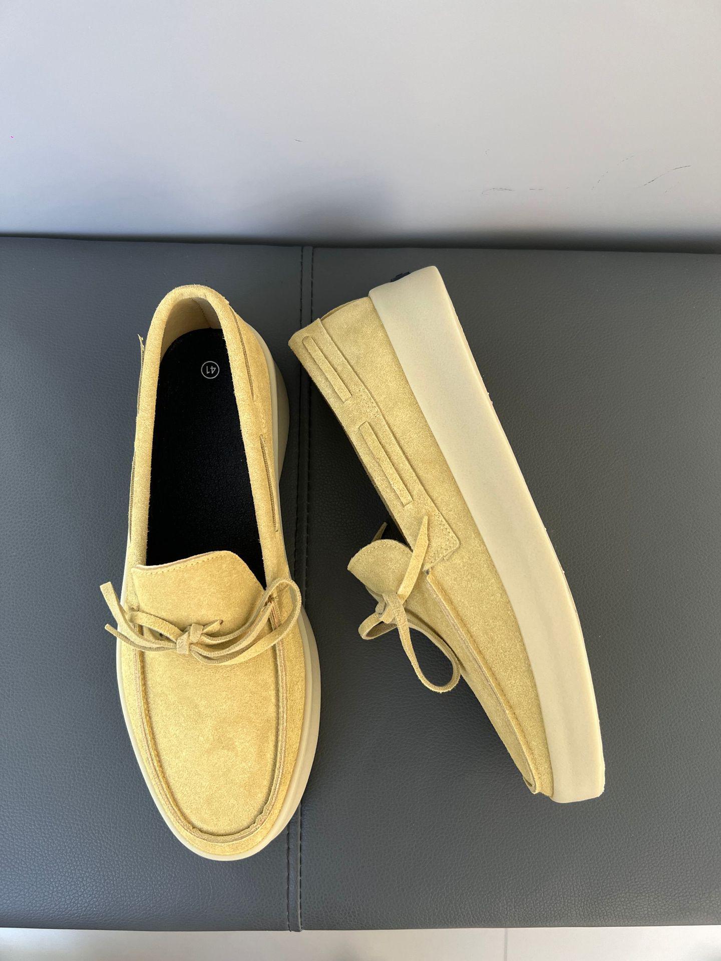 

Мужские летние мокасины слипоны: Деловые повседневные лоферы в британском стиле 44 земля желтый