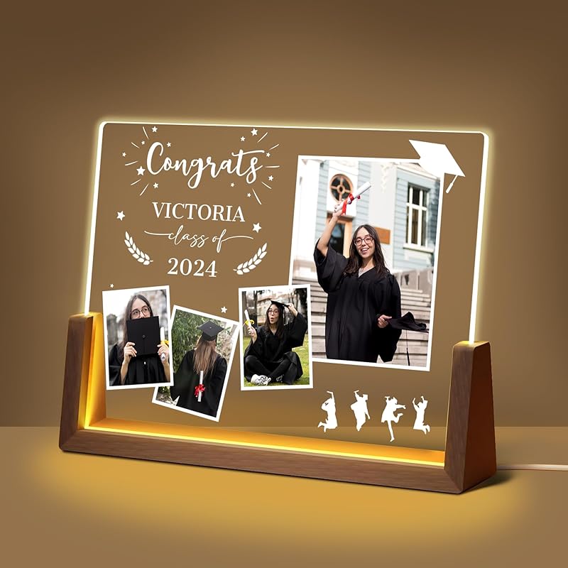 Personalized Graduation Gifts for Her, High School College Graduate Gifts for Girls BFF Daughter Women, Graduation Decoration Class of 2025, Custom