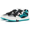 Li Ning Pro Leather Slip Resistant, Abrasion Resistant, Lightweight Low top Skateboard Shoes Women's White Green AECR044-1
