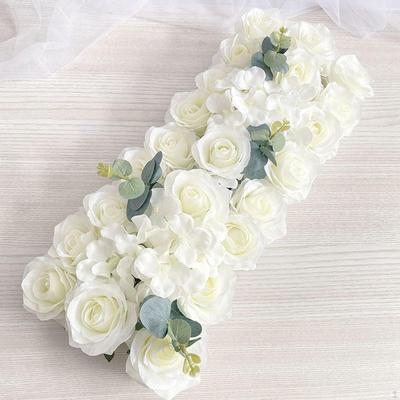 Arc de Porte Rangée de Fleurs Panneau de Fleurs pour Fête Cérémonie Gare T