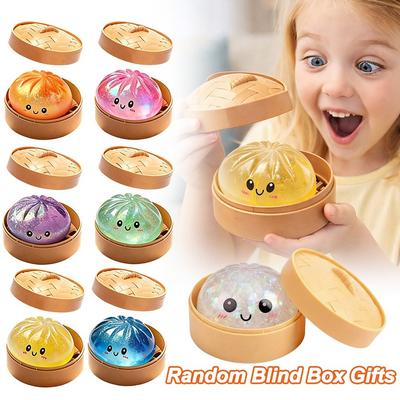 Glitter Dumplings Blind Box Squeeze Toy Stress Relief Sensory Ball  For Stress Anxiety Relief