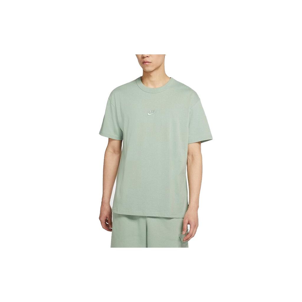 Nike Embroidered Logo Crew Neck Short Sleeve T-Shirt Men Tops Green DB3194-006