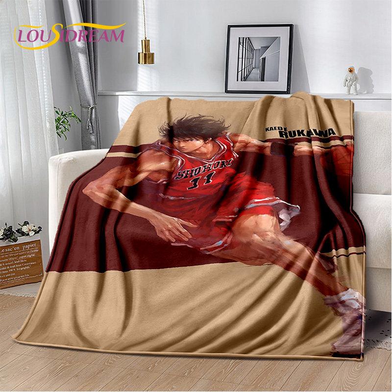 Slam Dunk Anime Cartoon Soft Plush Blanket,Flannel Blanket Throw Blanket for Living Room Bedroom Bed Sofa Picnic Cover Bettdecke