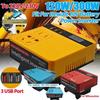 120W Lithium Battery Inverter DC 18-21V to AC 220V Electric Tool Power Inverter Compatible with Makita Brand for Power Tools