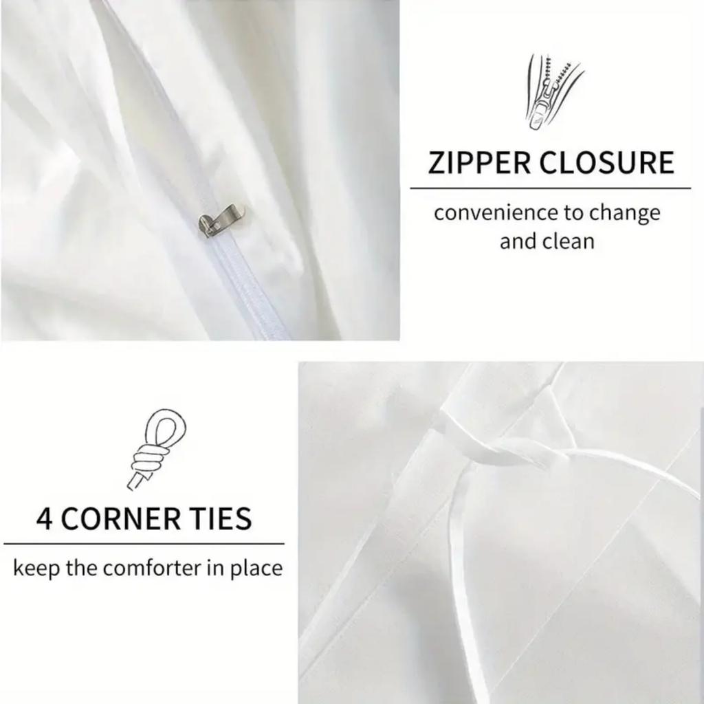 Halloween - Stil Digital bedrucktes Bettbezug-Set - Polyester - Schlafzimmerdeko - 1 Bettbezug + 2 Kissenbezüge (kein Kissenkern)