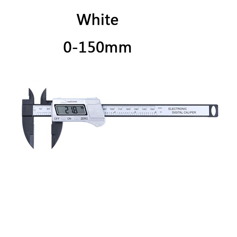 New Arrival 150mm 6 Inch LCD Digital Electronic Carbon Fiber Vernier Caliper Gauge Micrometer Measuring Tool