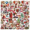 Merry Christmas Cartoon Stickers Diy Waterproof Decorative Stickers New Year Graffiti Stickers Suitable For Multiple Scenarios