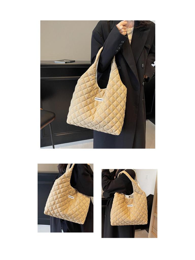 Podzim Zima Velkokapacitní Crossbody Kabelka - Jednoduchý Ležérní Studentský Dojížděcí Styl