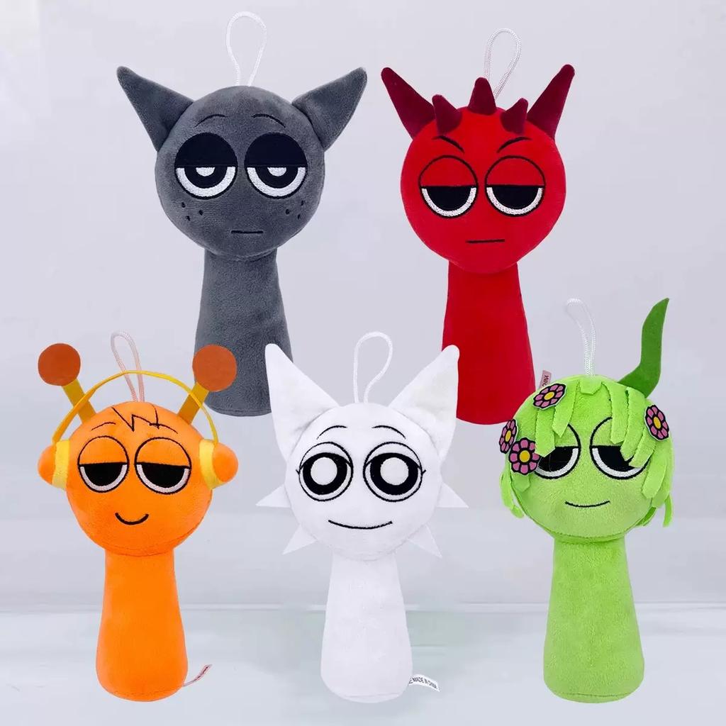Sprunki Plüschtiere Sprunki Plüschpuppe Sprunki Spiel Cartoon Kissen Kinder Geburtstagsgeschenke Stoffpuppen Weihnachtsgeschenk