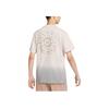 Nike Sportswear Letter Logo Print Loose Round Neck Short Sleeve T-Shirt Men Tops Light-Red Wood-Brown HF0818-104