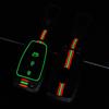 Zinc Alloy+Slicone Car Flip Key Case Cover Shell Fob for Hyundai Elantra Solaris Tucson I30 I35 I40 KONA Genesis Santa Fe Azera