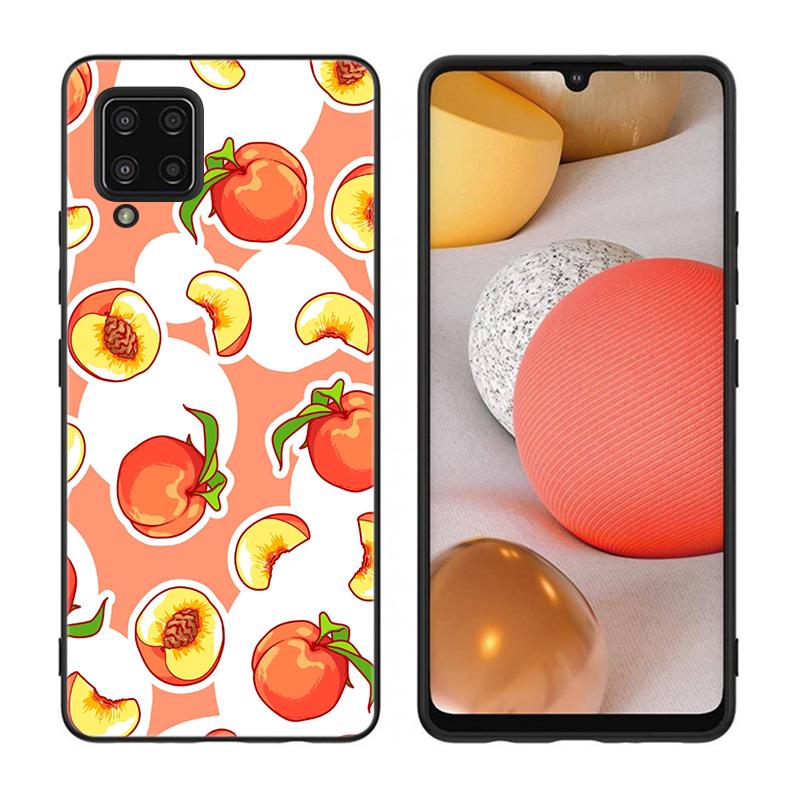 Summer green leaves fruit lemon Case For Samsung Galaxy A12 A02S A22 A32 A52 A72 A71 A51 A41 A31 A21 A11 A50 A70 A10S A20S Cover
