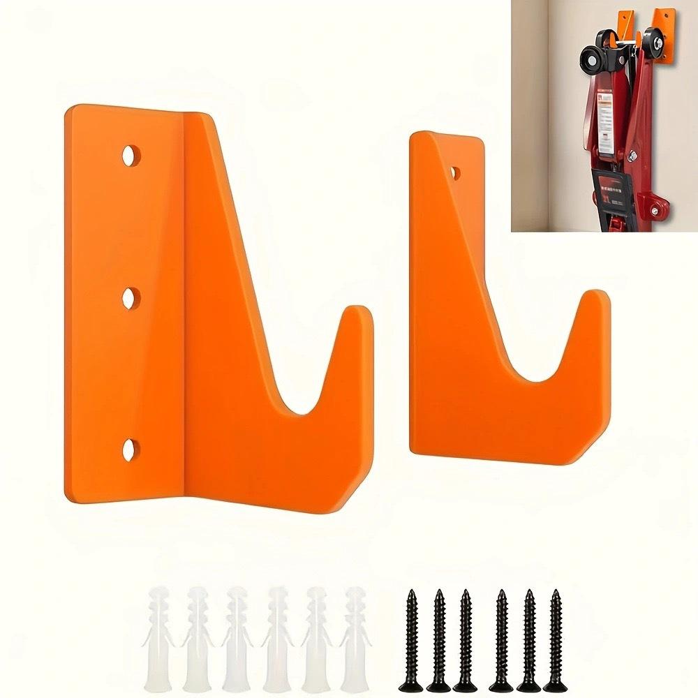 Multifunctional Floor & Wall-Mounted Garage Tool Holder with Hooks