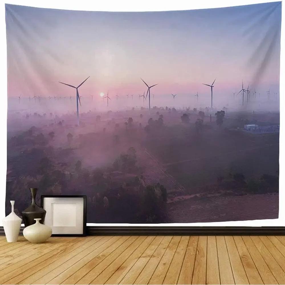Гобелен с изображением ветряной турбины — фото 5