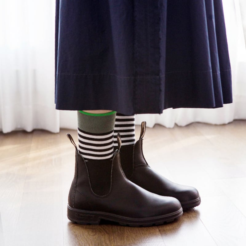 REDSSOCKSOO Stripe Fasion Socks 2color Rssw085