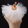 Women Vintage Mesh Neck Ruff Detachable Tulle Ruffle Collar for Renaissance Victorian Halloween Cosplay Costume Collar