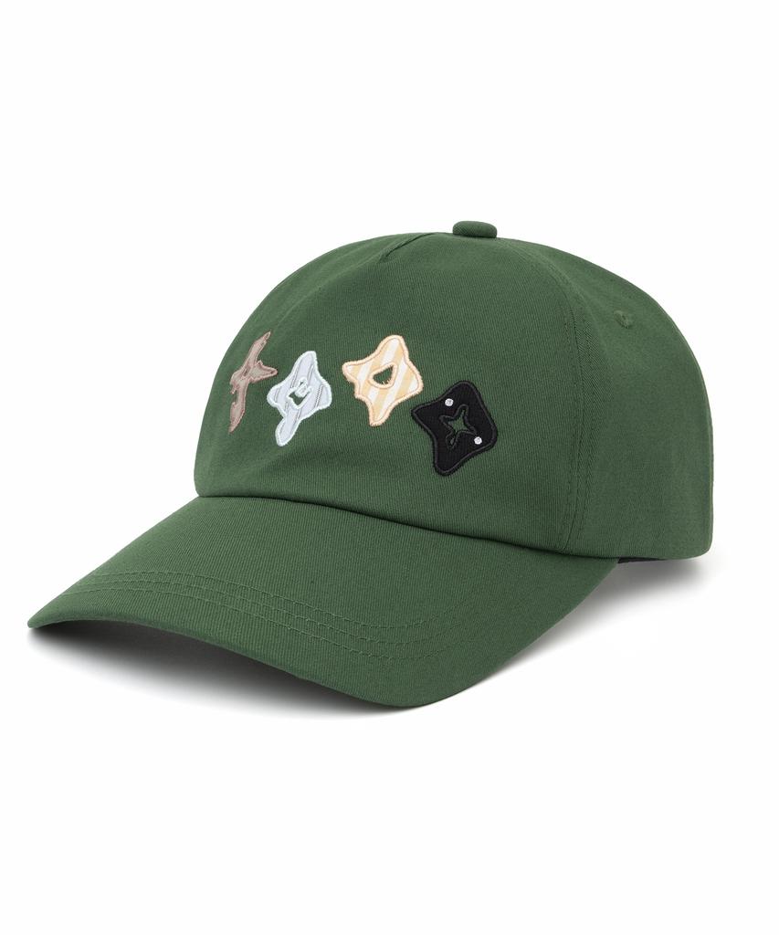 NOT4NERD Symbol Sequence Applique Ball Cap - Green