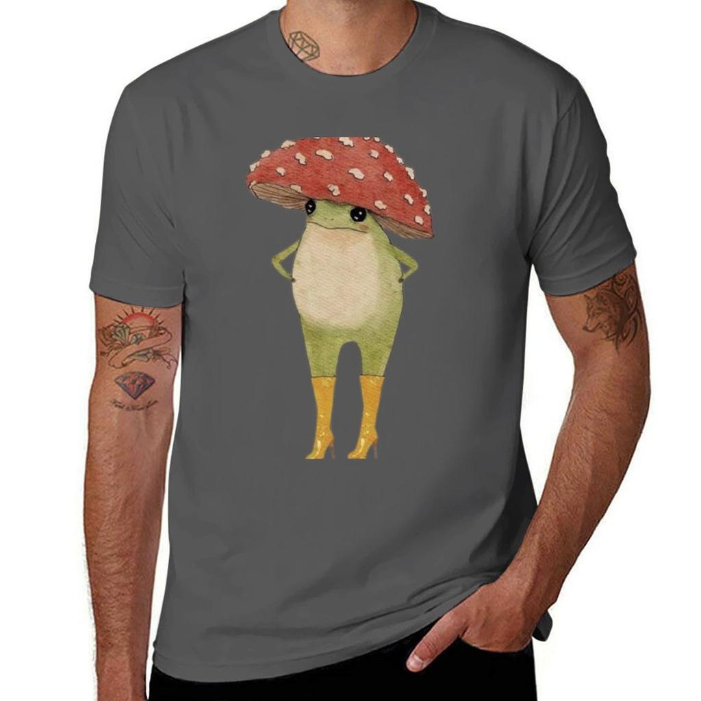 Toad Mushroom In Heels Tshirt Classic Graphic Short Sleeve Top