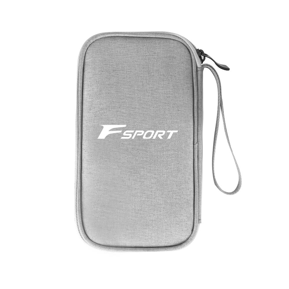 1Pcs Car Portable Men Women Travel Storage Bag Key Wallet Organizer For Lexus IS IS250 IS250C IS300 IS300C IS350 IS350C F SPORT