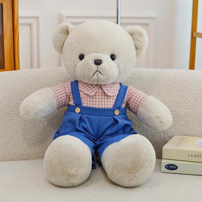 New Couple Teddy Bear Plush Toy Confession Doll Wedding Bed Press Doll Video Game City Redemption Baby