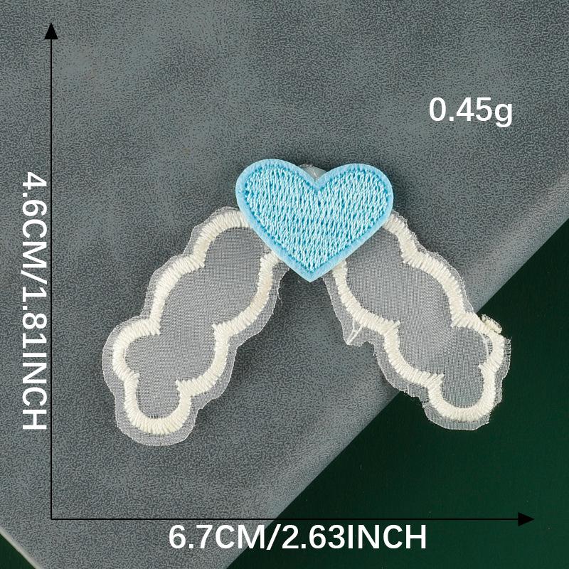 Duoku Original Love Cloth Label Accessories Socks Shoes And Hats Hair Accessories Lace Hairpin Accessories Headgear Brooch Embroidery Sticker
