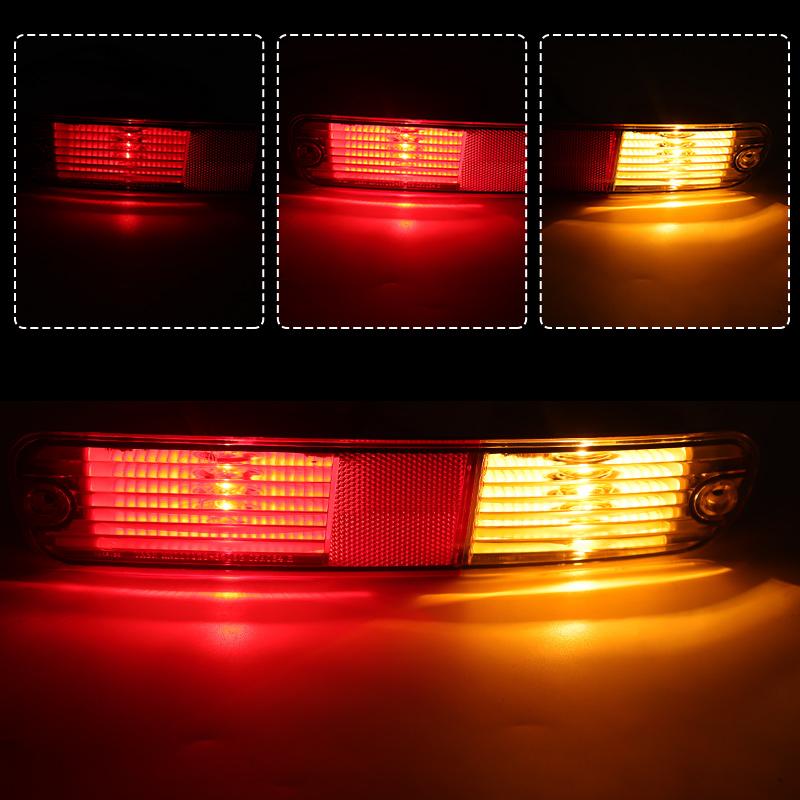 MN133775 Rear Bumper Brake Lamp Bar MN133776 Tail Turn Signal Light for Mitsubishi Pajero Montero 2003 2004 2005 2006 Taillight