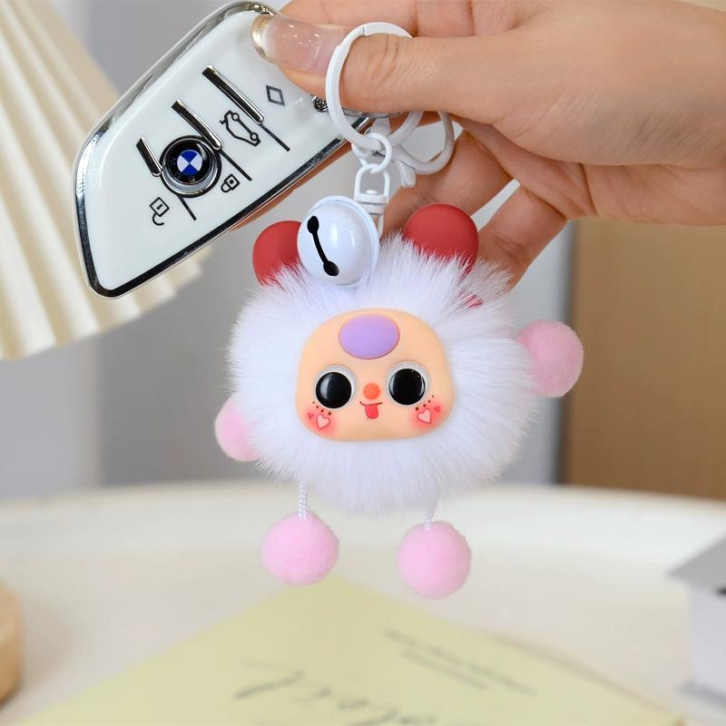 

Интернет-знаменитость Новая плюшевая кукла-подвеска Брелок для ключей автомобиля Милая подвеска для сумки Маленький подарок Аксессуары Кукла белый